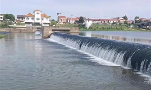 沙河橡膠壩蓄水，為3.75萬(wàn)畝農(nóng)田解渴