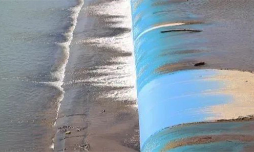 洋河撫寧城區(qū)段新建橡膠壩亮相